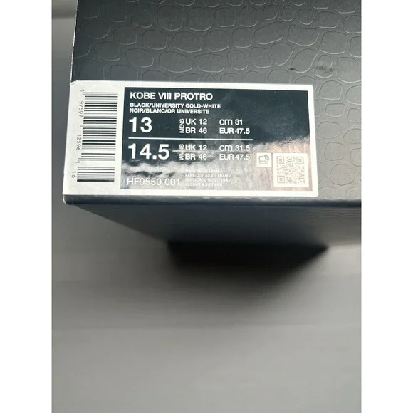 Nike Kobe 8 Protro Lakers Away - Size 13 - HF9550 001 - Preowned/No Lid